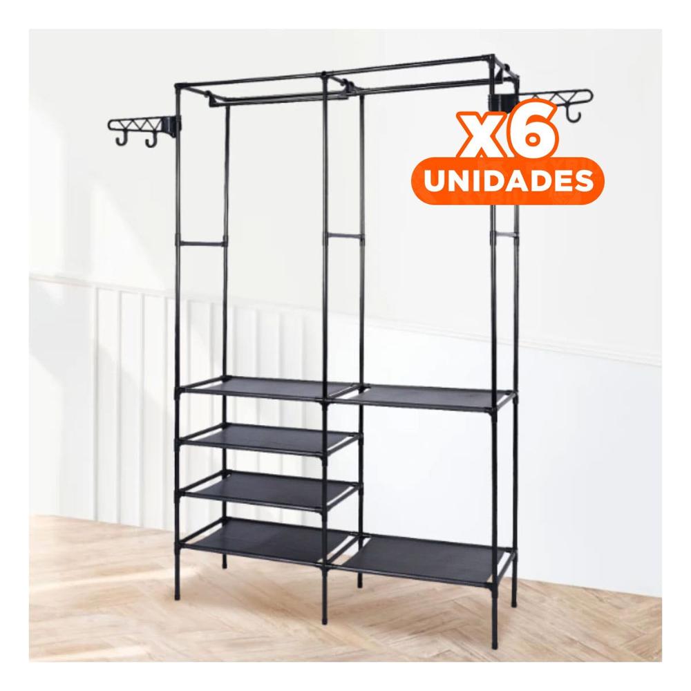 Pack6 Mobiliario Domestico de 2 Columnas para Dormitorio con Uso Practico Y Papel Regalo