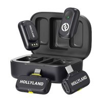 Micrófono Lavalier Hollyland Lark A1 Combo - Negro