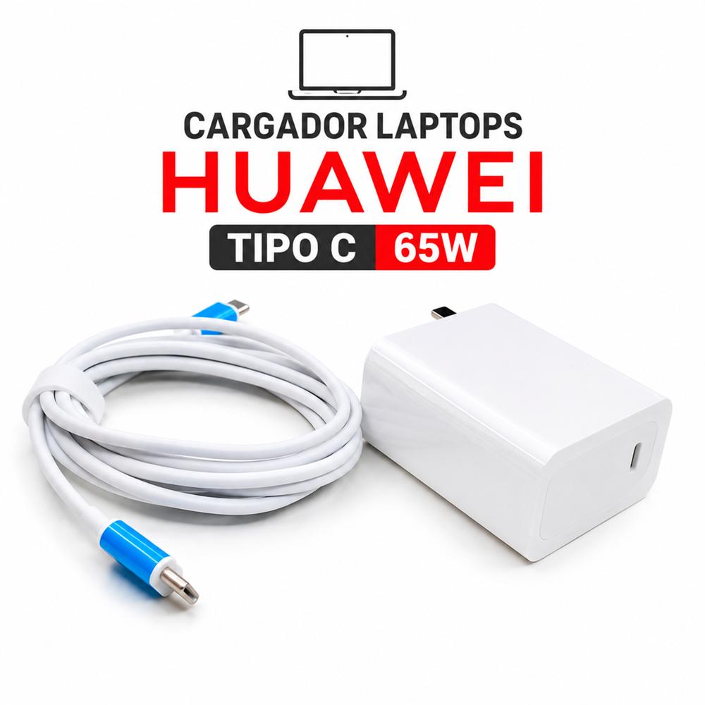 CARGADOR LAPTOP HUAWEI TIPO C 20V 3.25A