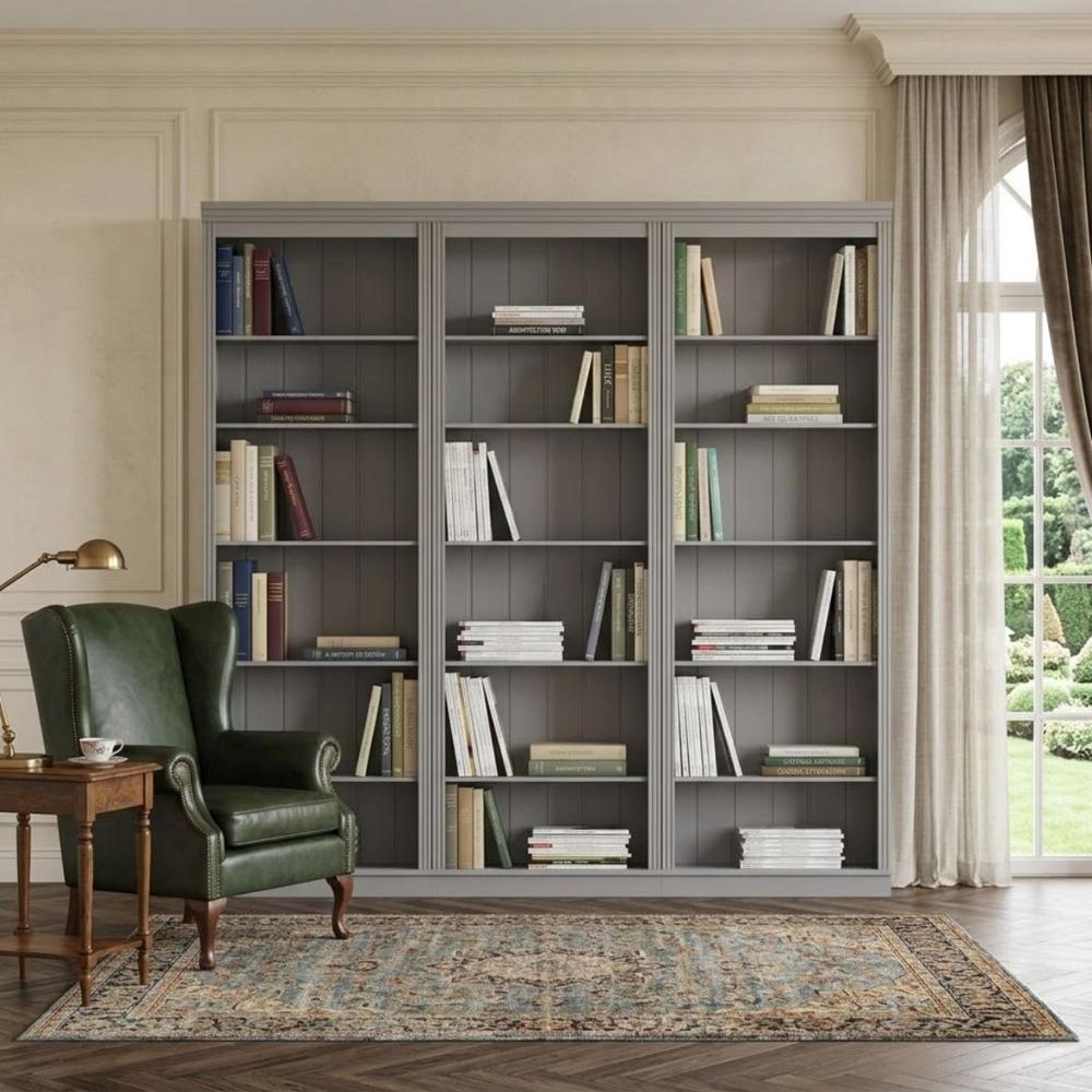 Librero Estante Isis Gris 215x230x35 | Masiva Home