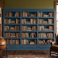 Librero Estante Hathor Azul 310x230x45 | Masiva Home