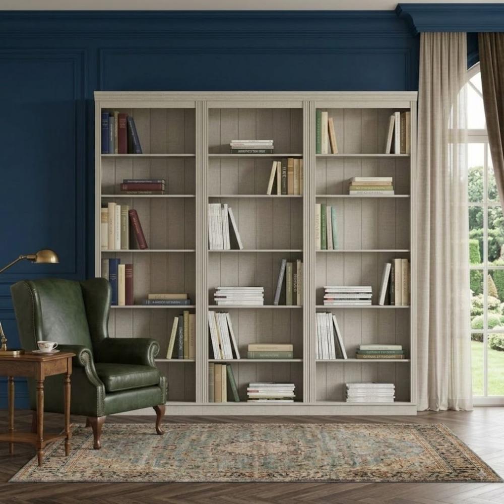 Librero Estante Isis Beige 215x230x35 | Masiva Home