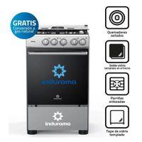COCINA A GAS DE 4 HORNILLAS INDURAMA FONTANA