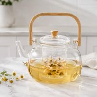 TETERA 1.3 LT VIDRIO BOROSILICATO ASA MADERA BAMBU