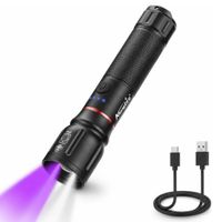 Linterna Uv 365nm Para Manchas De Mascotas Y Billetes