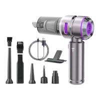 MINI ASPIRADORA INALÁMBRICA PARA AUTO Y HOGAR 50W 2 EN 1