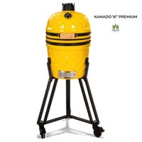 Kamado Diamond 16? Parrilla Premium en color Amarillo