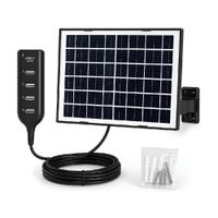 PANEL SOLAR PORTÁTIL 15W 12V CON 4 PUERTOS USB