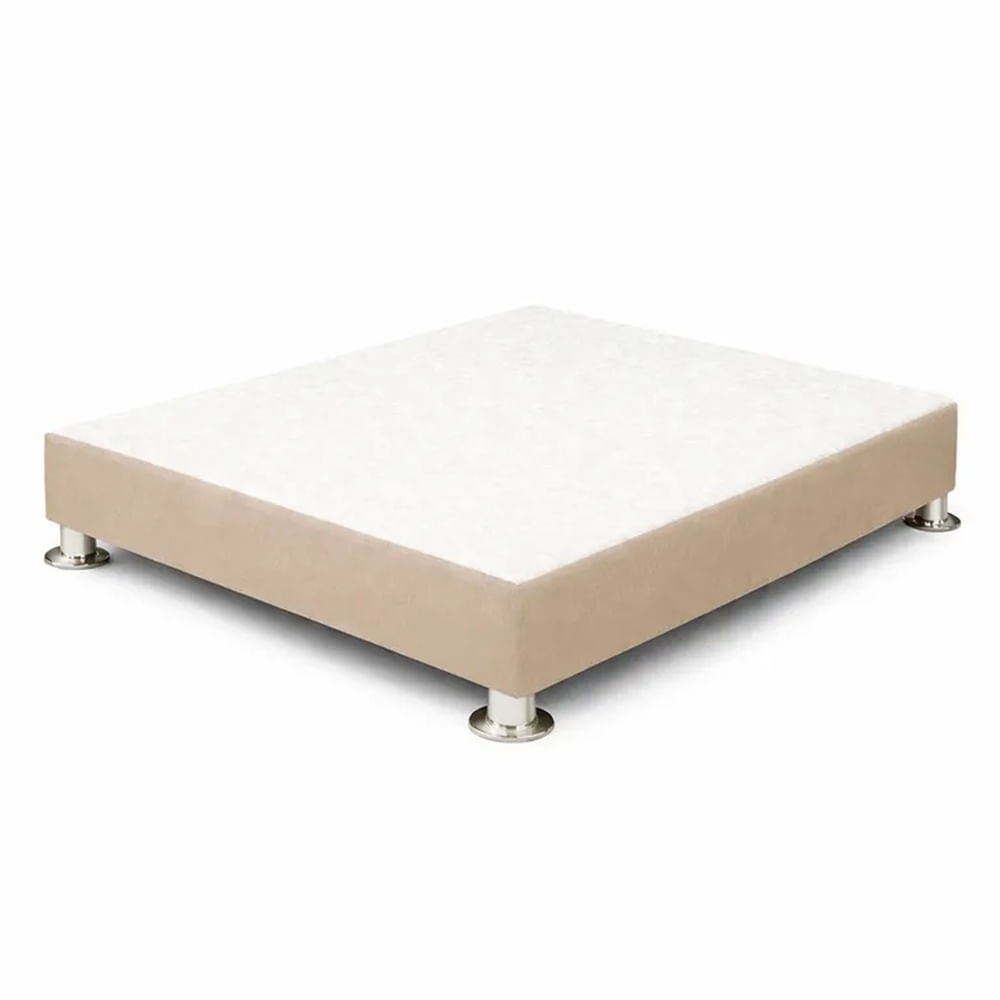 Base de Cama Confort Cromo Beige 1.5 Plz