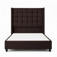 Cama Tapizada Confort Cubo Chocolate 2 Plazas
