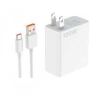 Cargador 120W Carga Rápida compatible Xiaomi Cable tipo C