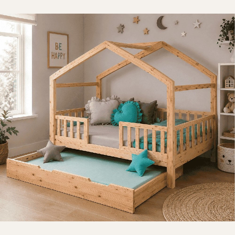 Cama Montessori Anka Plaza y Media Movenda