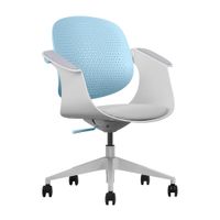 Silla de Oficina Evox Ergonómica Deco F2 Turquesa