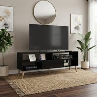 Mesa de TV Sao Leopoldo  1 Puerta Movenda Negro
