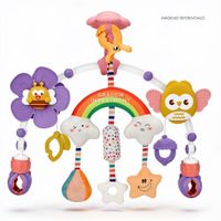 Arco Móvil Musical Bebé con Sonajeros para Coche y Cuna - Aleatorio