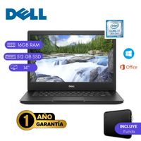 Laptop semi nueva Dell Latitude 3400 Core i7 8va 16GB RAM 512GB SSD