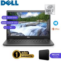 Reacondicionado Laptop Dell Latitude 3410 Core i7 10ma 16GB RAM 256GB SSD