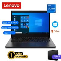 Reacondicionado Laptop Lenovo ThinkPad L14 Core i7 11va 16GB RAM 256GB SSD