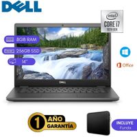 Reacondicionado Laptop  Dell Latitude 3410 Core i7 10ma 8GB RAM 256GB SSD