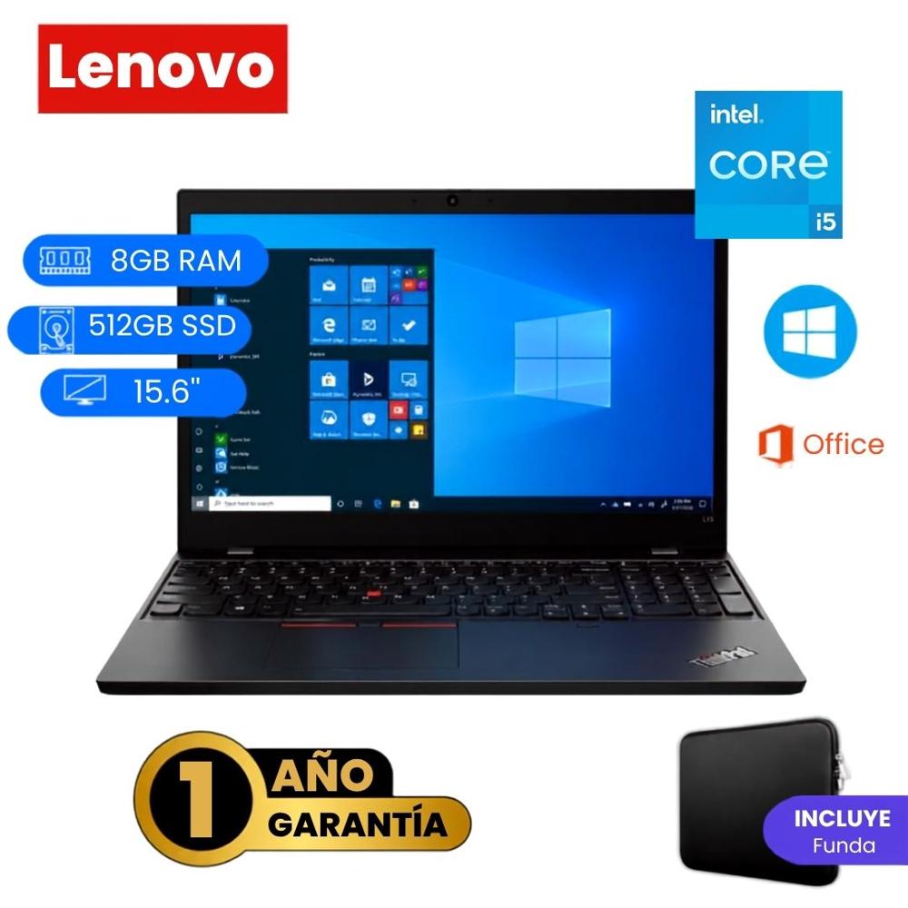 Reacondicionado Laptop  Lenovo ThinkPad L15 Core i5 11va 8GB RAM 512GB SSD