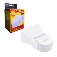 Sensor de Movimiento Infrarrojo 12m 180° Sensibilidad, Tiempo y Luz Opalux ST-15 Blanco