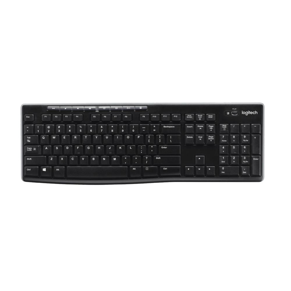 TECLADO LOGITECH K270 WIRELESS UNIFYING USB SP BLACK