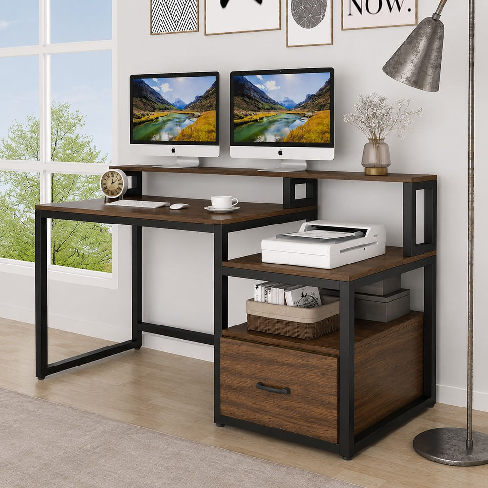 Escritorio Archivador Gamer Industrial Fornitte Ventitas Home Gales