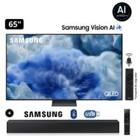 TELEVISOR SAMSUNG QLED 65 4K UHD Q8F Vision AI Smart TV QN65Q8FAAGXPE 2025 - Soundbar Samsung