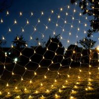 Luces Navideñas Tipo Malla 3x3m 360 LED Cálidas