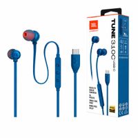 Audífonos JBL Tune 310C USB-C Azul In-Ear