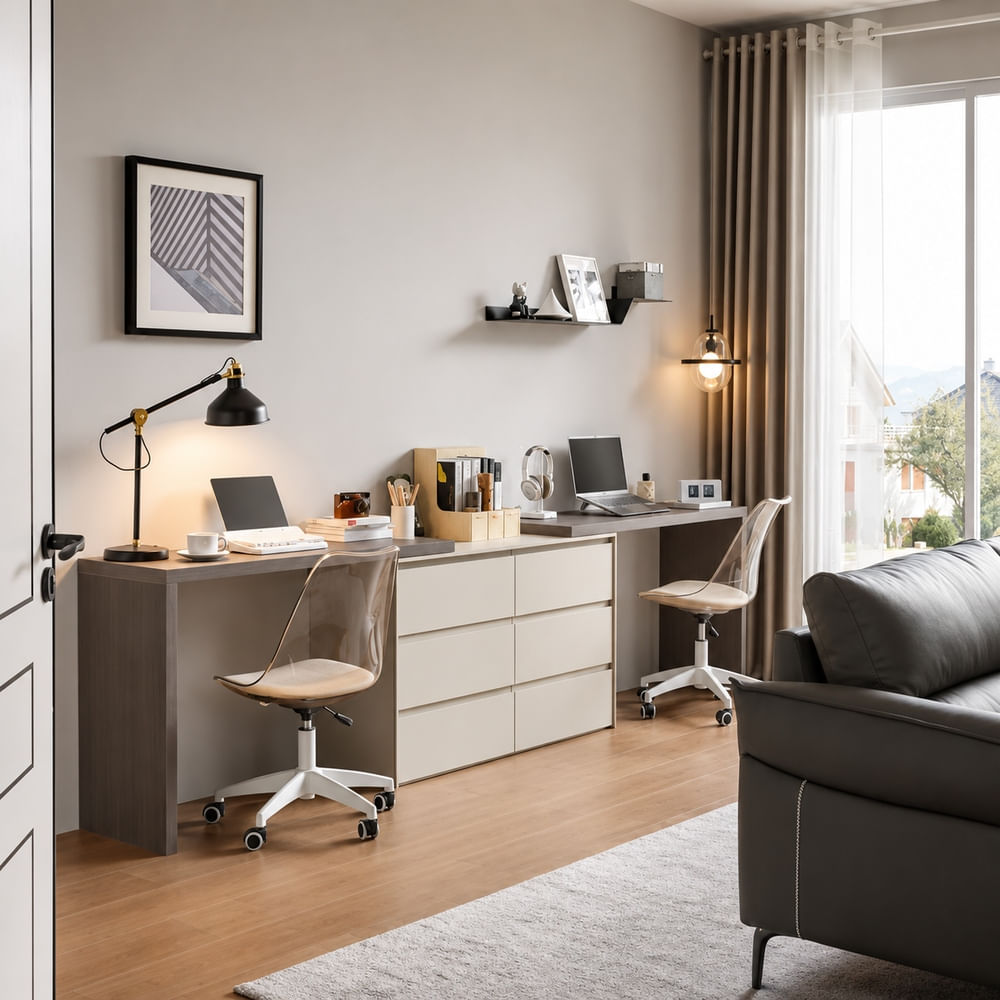 Escritorio Doble Gazini Ventitas Home Capri