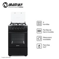 Cocina a Gas Miray ANIS PLUS GLP 4 Hornillas