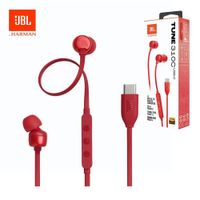 Audífonos JBL Tune 310C USB-C Rojo In-Ear