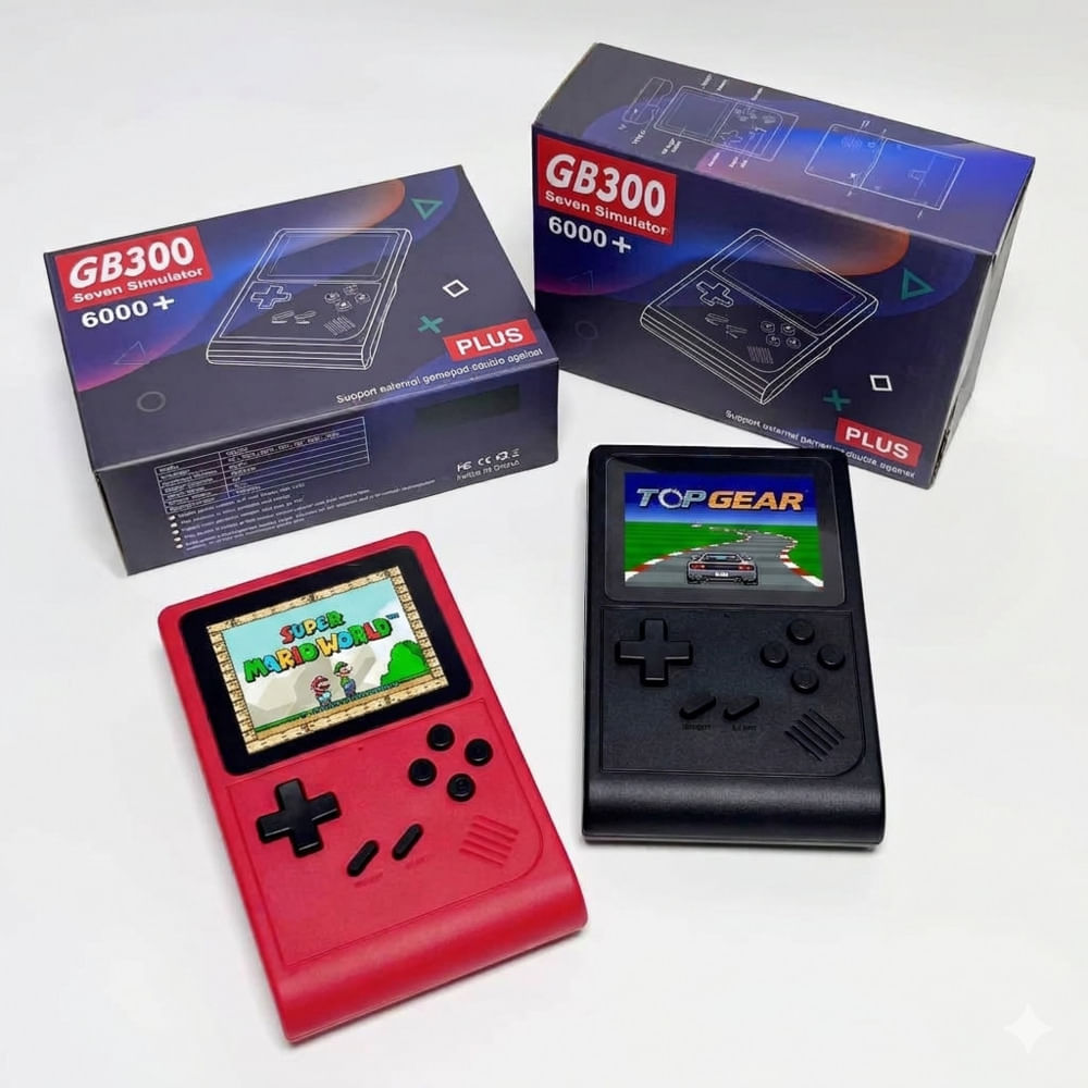 Consola De videojuegos Retro GB300 Portatil 6000 juegos