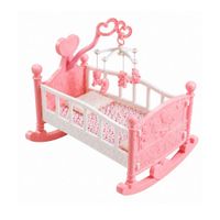 Juguete De Niña Cuna Con Móvil Rosa