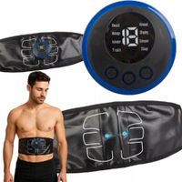 CINTURÓN DE MASAJE RECARGABLE SMART FITNESS 6 MODOS CON HIDROGEL