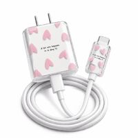 CASE PROTECTOR CORAZONES PARA CARGADOR IPHONE