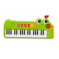 Piano Electrónico Infantil Cocodrilo De 37 Teclas