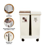 Articulo de Basura Doble 40L para Cocina y Hogar Y Ligas Regalo