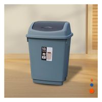 Recipiente Azul para Basura con Sistema Vaiven y Volumen 10L Y Papel Regalo