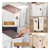 Producto de Basura Doble 40L para Organizacion del Hogar