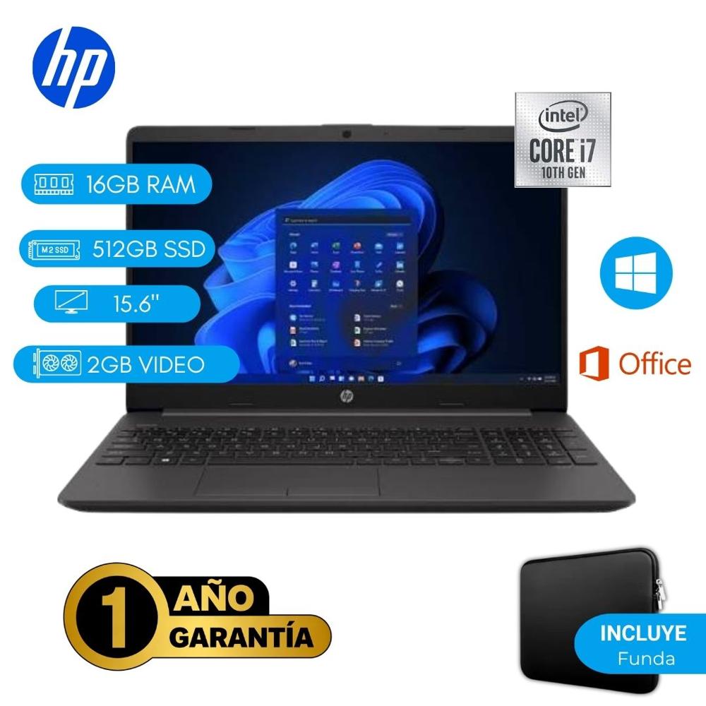 Laptop semi nueva HP 250 G8 Core i7 10ma 16GB RAM 512GB SSD 2GB Video