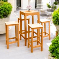Set de terraza Koel 4 personas con mesa Movenda
