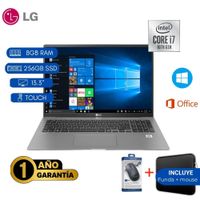 Reacondicionado Laptop  LG Gram Core i7 10ma 8GB RAM 256GB SSD Touch