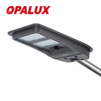 Luminaria Solar Opalux 100w Alumbrado Público Exterior con Control Remoto