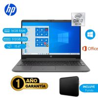 Laptop semi nueva HP 15-dw1085la Core i7 10ma 16GB RAM 512GB SSD 15.6'