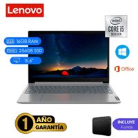 Laptop semi nueva Lenovo ThinkBook 15 IML Core i5 10ma 16GB RAM 256GB SSD 15.6'