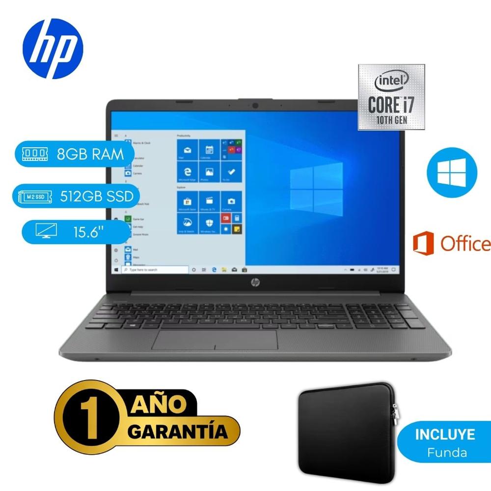 Laptop semi nueva HP 15-dw1085la Core i7 10ma 8GB RAM 512GB SSD 15.6'