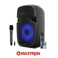 Promo Parlante Portatil Maxtron MX 1510V1 con 02 Microfonos