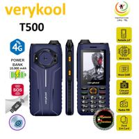 CELULAR BASICO VERYKOOL T500 4G DUAL SIM AZUL BATERIA 10000mAh